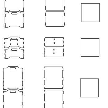 Intra απο ξύλο plywood 3mm-4mm πάχος – ξύλο ξύλινο κουτί παιχνιδιών για παιδιά 25x25 cm INTRAVECTRY-MY546175 - Image 2