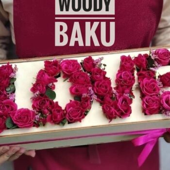 Intra απο ξύλο plywood 3mm-4mm πάχος – ξύλο Deep Love Rose Box για την Ημέρα του Αγίου Βαλεντίνου 40x45 cm INTRAVECTRY-MY546179 - Image 1