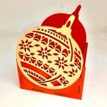 Intra απο ξύλο plywood 3mm-4mm πάχος – ξύλο κιβωτίου παραμονής Πρωτοχρονιάς 15x20 cm INTRAVECTRY-MY555980 - Image 1