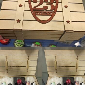 Intra απο ξύλο plywood 3mm-4mm πάχος – Ξύλινο κουτί θησαυρού για το ξύλο 23 Φεβρουαρίου 45x50 cm INTRAVECTRY-MY546269 - Image 1