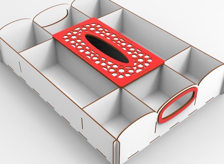 Intra απο ξύλο plywood 3mm-4mm πάχος – Πιατέλα σερβιρίσματος αποξηραμένων φρούτων και ξηρών καρπών με χαρτομάντιλο 2,4mm 30x35 cm INTRAVECTRY-MY547704