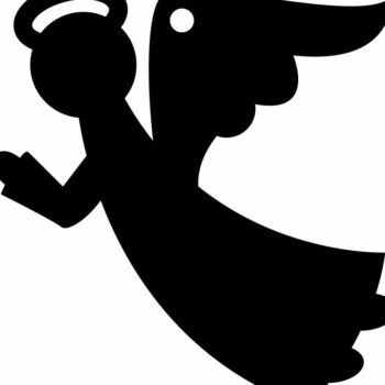 Intra απο ξύλο plywood 3mm-4mm πάχος – Χριστουγεννιάτικο στολίδι αγγέλου 10x10 cm INTRAVECTRY-MY550719 - Image 2