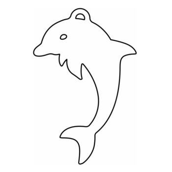 Intra απο ξύλο plywood 3mm-4mm πάχος – Δελφίνι Χριστουγεννιάτικο στολίδι 12x15 cm INTRAVECTRY-MY553360 - Image 4