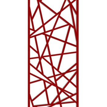 Intra απο ξύλο plywood 3mm-4mm πάχος – Γεωμετρικό διακοσμητικό σχέδιο οθόνης 20x20 cm INTRAVECTRY-MY553542 - Image 1