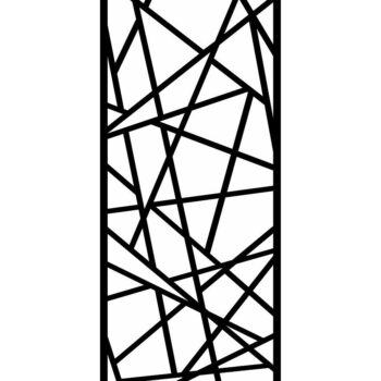 Intra απο ξύλο plywood 3mm-4mm πάχος – Γεωμετρικό διακοσμητικό σχέδιο οθόνης 20x20 cm INTRAVECTRY-MY553542 - Image 2