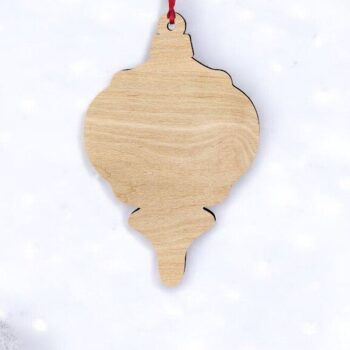 Intra απο ξύλο plywood 3mm-4mm πάχος – Ξύλινο χριστουγεννιάτικο στολίδι χειροτεχνίας 35x40 cm INTRAVECTRY-MY551056 - Image 1