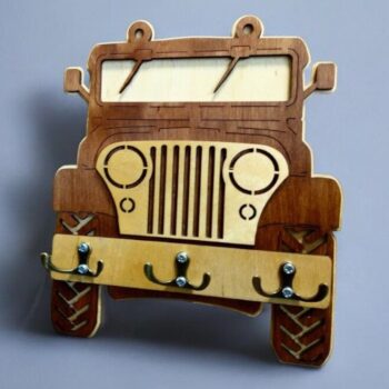 Intra απο ξύλο plywood 3mm-4mm πάχος – Κρεμάστρα ρούχων Jeep 45x50 cm INTRAVECTRY-MY547230 - Image 1