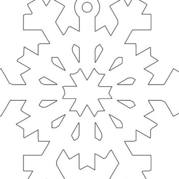 Intra απο ξύλο plywood 3mm-4mm πάχος – Ξύλινη νιφάδα χιονιού 12x15 cm INTRAVECTRY-MY552071 - Image 2