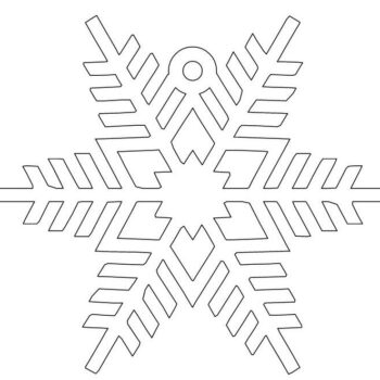 Intra απο ξύλο plywood 3mm-4mm πάχος – Ξύλινο στολίδι νιφάδα χιονιού 15x15 cm INTRAVECTRY-MY552078 - Image 2