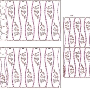 Intra απο ξύλο plywood 3mm-4mm πάχος – Ξύλινο βάζο με λουλούδια ξύλο CDR 50x60 cm INTRAVECTRY-MY547540 - Image 2