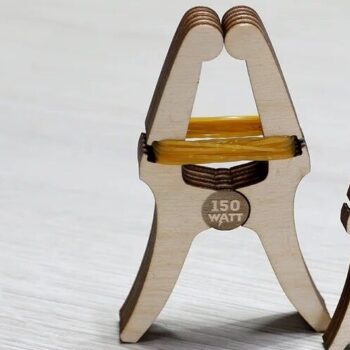 Intra απο ξύλο plywood 3mm-4mm πάχος – Ξύλινος σφιγκτήρας με ξύλο CDR DXF 3 διαφορετικών μεγεθών 25x30 cm INTRAVECTRY-MY552272 - Image 1