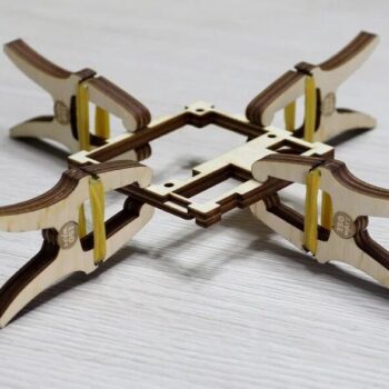 Intra απο ξύλο plywood 3mm-4mm πάχος – Ξύλινος σφιγκτήρας με ξύλο CDR DXF 3 διαφορετικών μεγεθών 25x30 cm INTRAVECTRY-MY552272 - Image 2