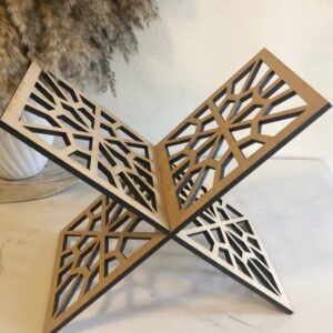 Intra απο ξύλο plywood 3mm-4mm πάχος – Ξύλινη βάση Quran Rehal 25x25 cm INTRAVECTRY-MY558843