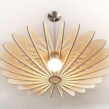 Intra απο ξύλο plywood 3mm-4mm πάχος – Λίμα φωτιστικού σκιάς οροφής από κόντρα πλακέ 15x20 cm INTRAVECTRY-MY547635 - Image 2