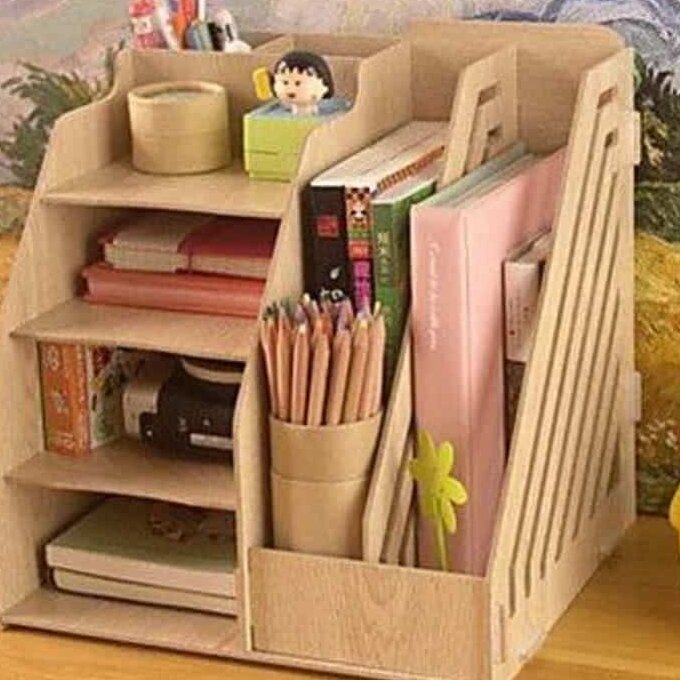 Intra απο ξύλο plywood 3mm-4mm πάχος – Οργάνωση γραφείου για χαρτικά και αρχεία βιβλίων 40x45 cm INTRAVECTRY-MY559439