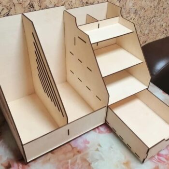 Intra απο ξύλο plywood 3mm-4mm πάχος – Οργάνωση γραφείου γραφείου με ξύλο συρταριών 12x15 cm INTRAVECTRY-MY551389 - Image 1