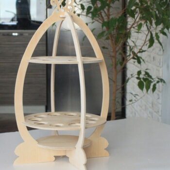 Intra απο ξύλο plywood 3mm-4mm πάχος – ξύλο Πάσχας Αυγών δύο επιπέδων 50x60 cm INTRAVECTRY-MY547739 - Image 2