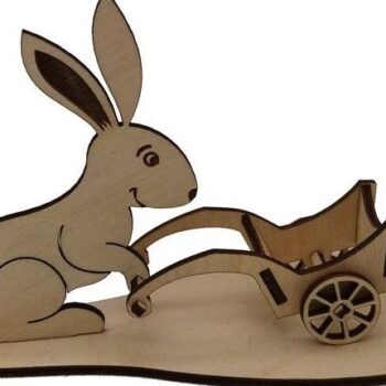 Intra απο ξύλο plywood 3mm-4mm πάχος – ξύλο καροτσιού πασχαλινών κουνελιών που σπρώχνει αυγά 40x45 cm INTRAVECTRY-MY552406 - Image 4