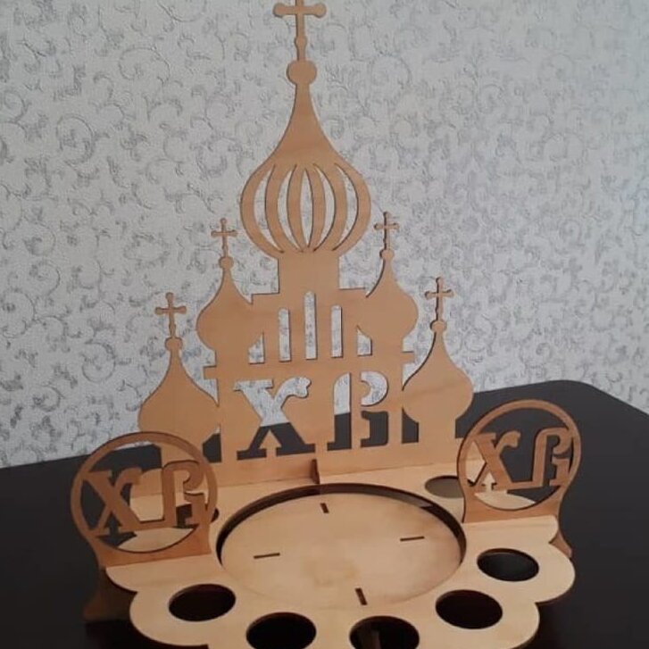 Intra απο ξύλο plywood 3mm-4mm πάχος – Λίμα 2mm για Πασχαλινό Αυγό του Καθεδρικού Ναού 40x45 cm INTRAVECTRY-MY554634