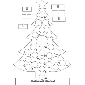 Intra απο ξύλο plywood 3mm-4mm πάχος – ξύλο Ημερολογίου Advent Christmas Chocolate 35x40 cm INTRAVECTRY-MY554712 - Image 2