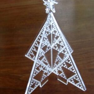 Intra απο ξύλο plywood 3mm-4mm πάχος – ξύλο Χριστουγεννιάτικου δέντρου με ακρυλική τρυπητή 20x20 cm INTRAVECTRY-MY550522