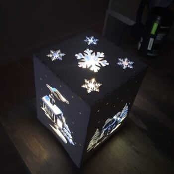 Intra απο ξύλο plywood 3mm-4mm πάχος – ξύλο Χριστουγεννιάτικου Φαναριού από κόντρα πλακέ 45x50 cm INTRAVECTRY-MY547798 - Image 2