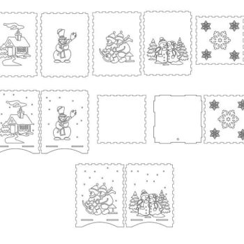 Intra απο ξύλο plywood 3mm-4mm πάχος – ξύλο Χριστουγεννιάτικου Φαναριού από κόντρα πλακέ 45x50 cm INTRAVECTRY-MY547798 - Image 4