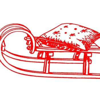 Intra απο ξύλο plywood 3mm-4mm πάχος – Έλκηθρο χαρακτικής για Χριστουγεννιάτικο κουτί δώρου 40x40 cm INTRAVECTRY-MY561368 - Image 2