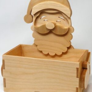 Intra απο ξύλο plywood 3mm-4mm πάχος – ξύλο χριστουγεννιάτικων καρτών Santa 10x10 cm INTRAVECTRY-MY555199