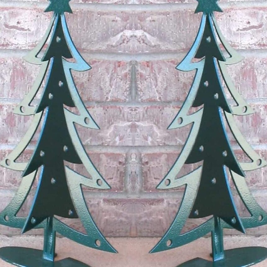 Intra απο ξύλο plywood 3mm-4mm πάχος – Συμπλεκόμενο όρθιο Ξύλινο χριστουγεννιάτικο δέντρο ξύλο DXF 25x30 cm INTRAVECTRY-MY550542