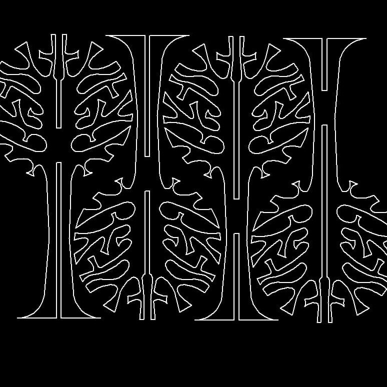 Intra απο ξύλο plywood 3mm-4mm πάχος – 3D Ξύλινο χριστουγεννιάτικο δέντρο DXF ξύλο 30x35 cm INTRAVECTRY-MY552376