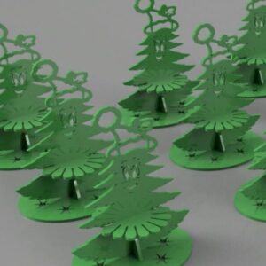 Intra απο ξύλο plywood 3mm-4mm πάχος – ξύλο θήκης για χριστουγεννιάτικο δέντρο 15x15 cm INTRAVECTRY-MY549722