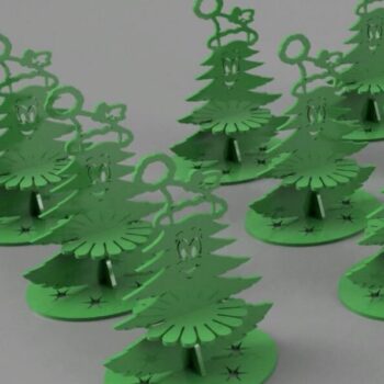 Intra απο ξύλο plywood 3mm-4mm πάχος – ξύλο θήκης για χριστουγεννιάτικο δέντρο 20x20 cm INTRAVECTRY-MY547921 - Image 1