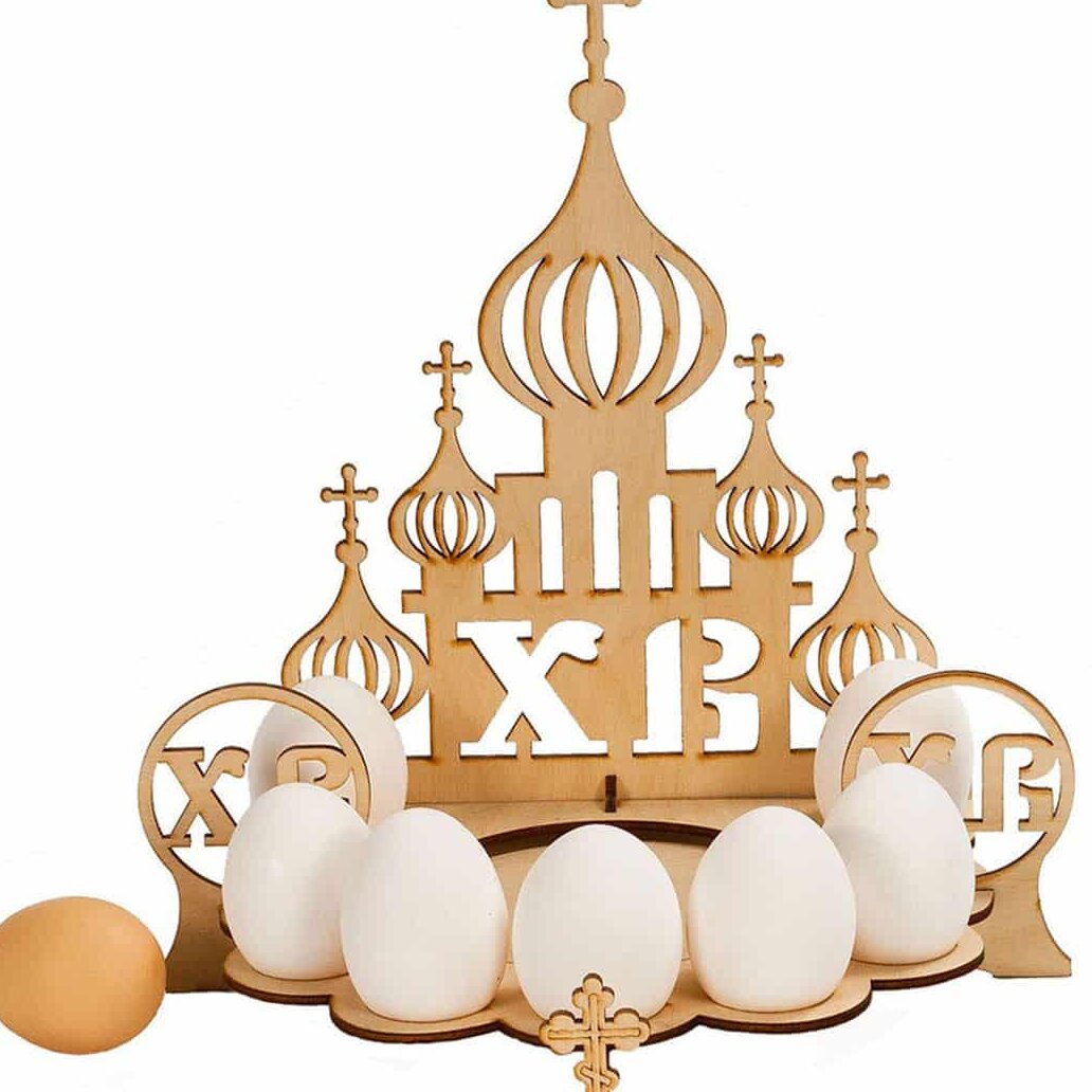 Intra απο ξύλο plywood 3mm-4mm πάχος – Στάση Πασχαλινών Αυγών Θόλου Εκκλησίας Λίμα 3mm 10x10 cm INTRAVECTRY-MY552446