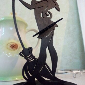 Intra απο ξύλο plywood 3mm-4mm πάχος – Θήκη χαρτοπετσέτας Halloween Witch 4mm ξύλο 12x15 cm INTRAVECTRY-MY547998 - Image 1