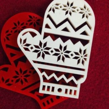 Intra απο ξύλο plywood 3mm-4mm πάχος – ξύλο στολίδι με ξύλινο γάντι 50x60 cm INTRAVECTRY-MY549733 - Image 1