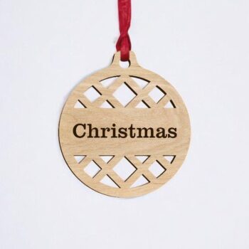 Intra απο ξύλο plywood 3mm-4mm πάχος – Προσαρμοσμένο όνομα γεωμετρικό μπιχλιμπίδι 20x20 cm INTRAVECTRY-MY549079 - Image 2