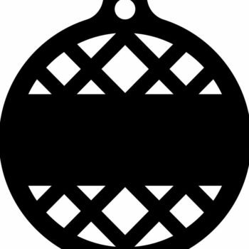 Intra απο ξύλο plywood 3mm-4mm πάχος – Προσαρμοσμένο όνομα γεωμετρικό μπιχλιμπίδι 20x20 cm INTRAVECTRY-MY549079 - Image 3