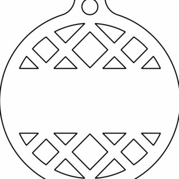 Intra απο ξύλο plywood 3mm-4mm πάχος – Προσαρμοσμένο όνομα γεωμετρικό μπιχλιμπίδι 20x20 cm INTRAVECTRY-MY549079 - Image 4