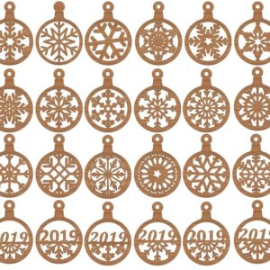 Intra απο ξύλο plywood 3mm-4mm πάχος – Μπάλες Χιονιού για Πρωτοχρονιάτικο ξύλο 35x40 cm INTRAVECTRY-MY559259