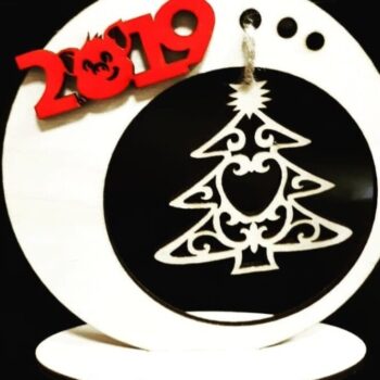 Intra απο ξύλο plywood 3mm-4mm πάχος – ξύλο συλλογής αναμνηστικών πρωτοχρονιάς 15x15 cm INTRAVECTRY-MY549629 - Image 3