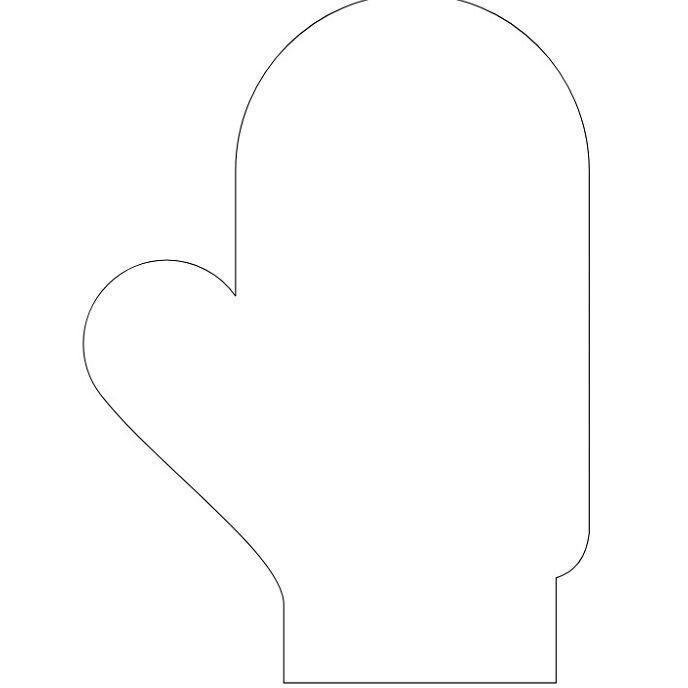 Intra απο ξύλο plywood 3mm-4mm πάχος – ξύλο σχήματος αποκοπής γαντιών 20x20 cm INTRAVECTRY-MY550419 - Image 2