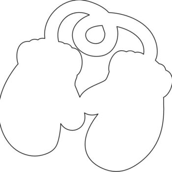 Intra απο ξύλο plywood 3mm-4mm πάχος – ξύλο σχήματος αποκοπής γαντιών με γάντια 35x40 cm INTRAVECTRY-MY550422 - Image 2