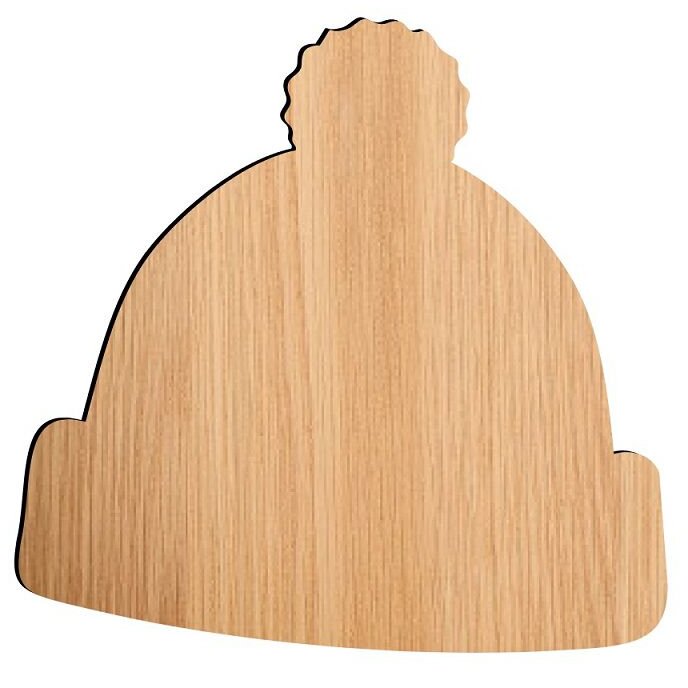 Intra απο ξύλο plywood 3mm-4mm πάχος – ξύλο σχήματος αποκοπής χειμερινού καπέλου 40x45 cm INTRAVECTRY-MY550423