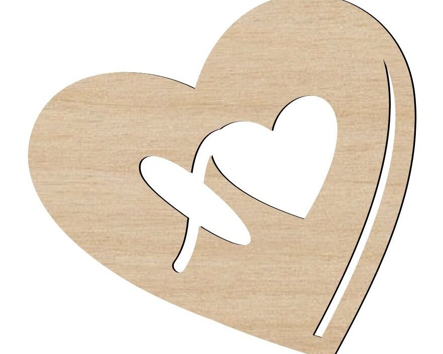 Intra απο ξύλο plywood 3mm-4mm πάχος – Ημέρα του Αγίου Βαλεντίνου XOXO τσάντα δώρου Tag Wood Cutout ξύλο 45x50 cm INTRAVECTRY-MY551140