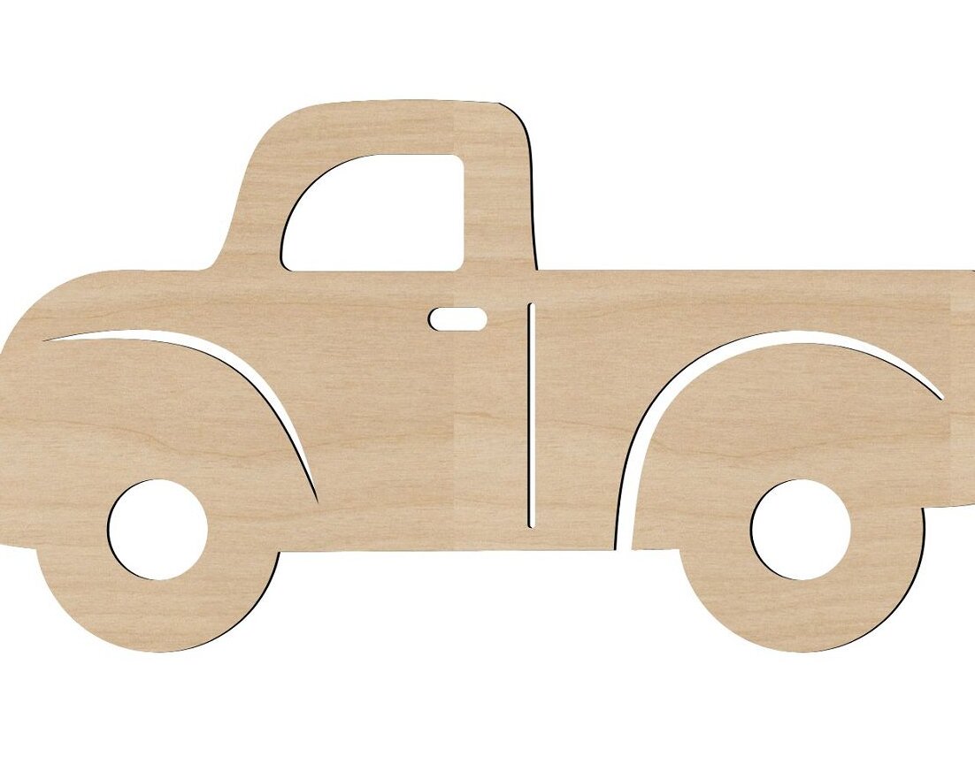 Intra απο ξύλο plywood 3mm-4mm πάχος – Ημιτελής Ξύλο Truck Cutout για DIY Projects ξύλο 20x25 cm INTRAVECTRY-MY551157