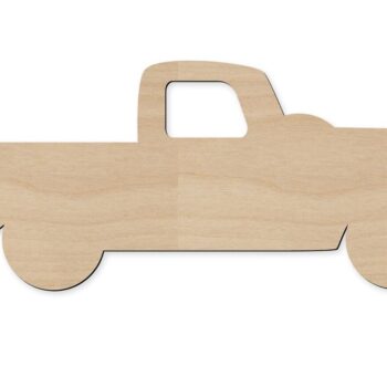 Intra απο ξύλο plywood 3mm-4mm πάχος – ξύλο αποκοπής ξύλου Pickup Truck Vehicle 40x45 cm INTRAVECTRY-MY551160 - Image 1