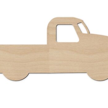 Intra απο ξύλο plywood 3mm-4mm πάχος – Ημιτελές ξύλο τεχνών φορτηγών οχημάτων 25x25 cm INTRAVECTRY-MY561330 - Image 1