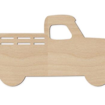 Intra απο ξύλο plywood 3mm-4mm πάχος – ξύλο πινακίδας Wood Truck 25x25 cm INTRAVECTRY-MY551166 - Image 1
