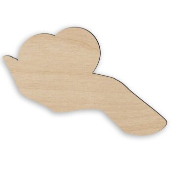 Intra απο ξύλο plywood 3mm-4mm πάχος – ξύλο σχήματος αποκοπής ξύλου καρδιά στο χέρι 45x50 cm INTRAVECTRY-MY561343 - Image 1